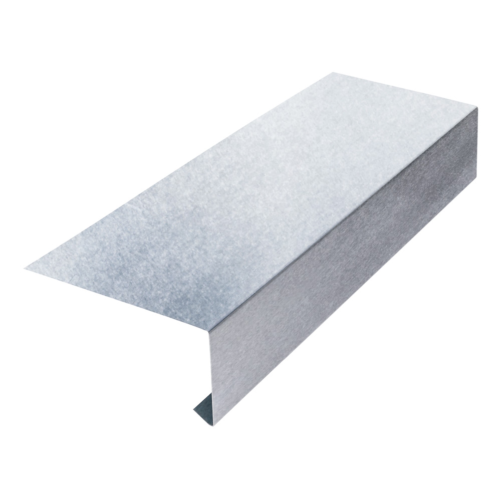 Tropfblech ohne  Falz aus Aluminium