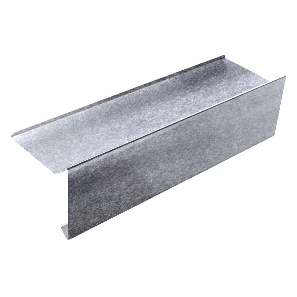 Ortgangblech mit Falz aus Aluminium