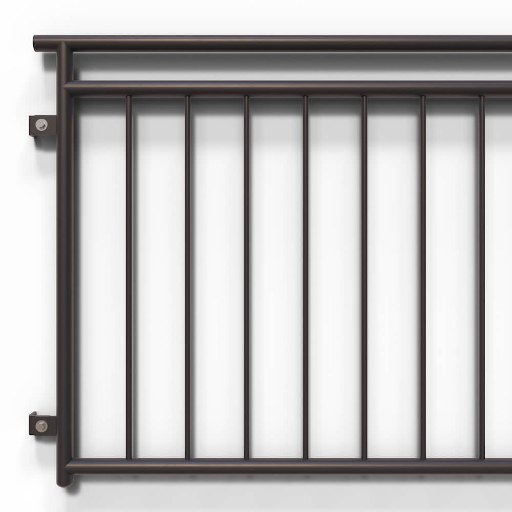 Modell "Gerade" aus verzinktem Stahl