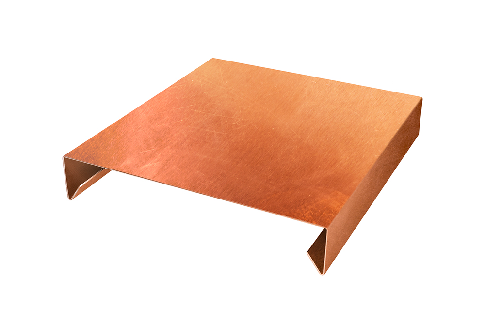 Mauerabdeckung aus Kupfer
