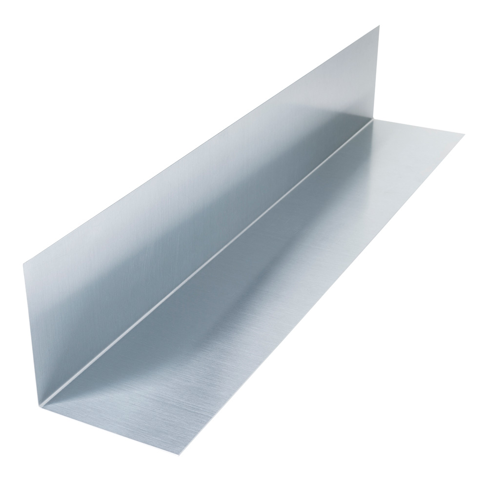 Wandanschlußblech ohne Falz aus Zink