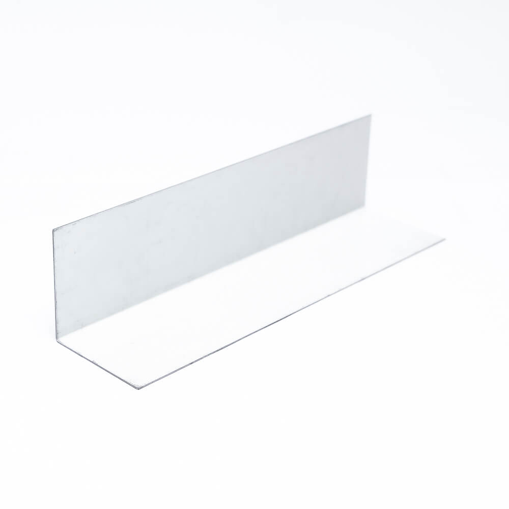 L-Profil aus Stahl verzinkt, farbbeschichtet (rotbraun) - Stärke 0,75 mm