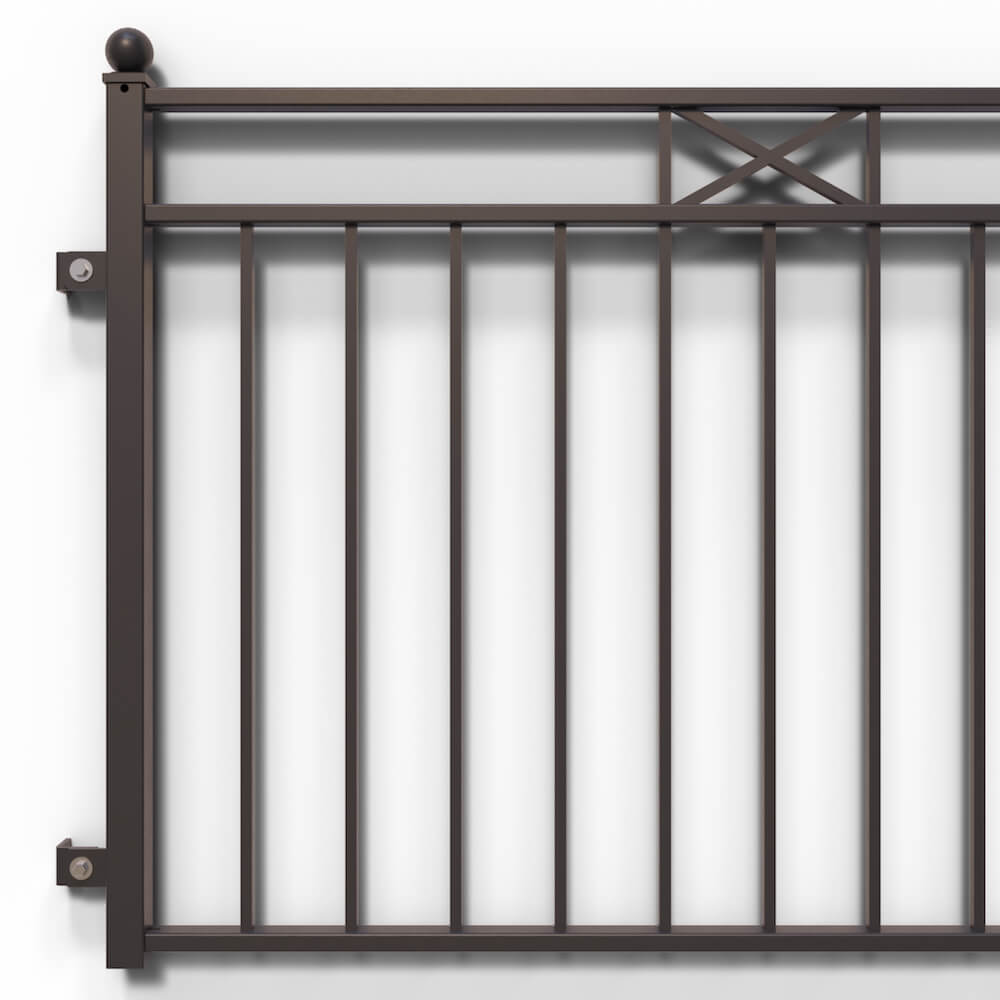 Modell "Kreuz mit Kugel" aus verzinktem Stahl