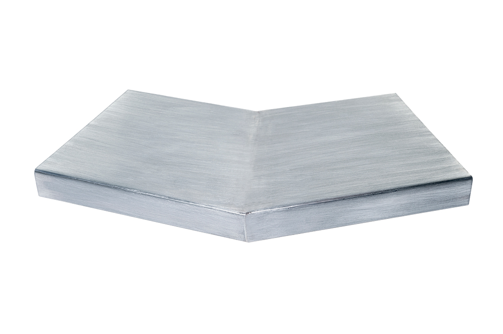 Mauerabdeckung 135° Ecke aus Zink