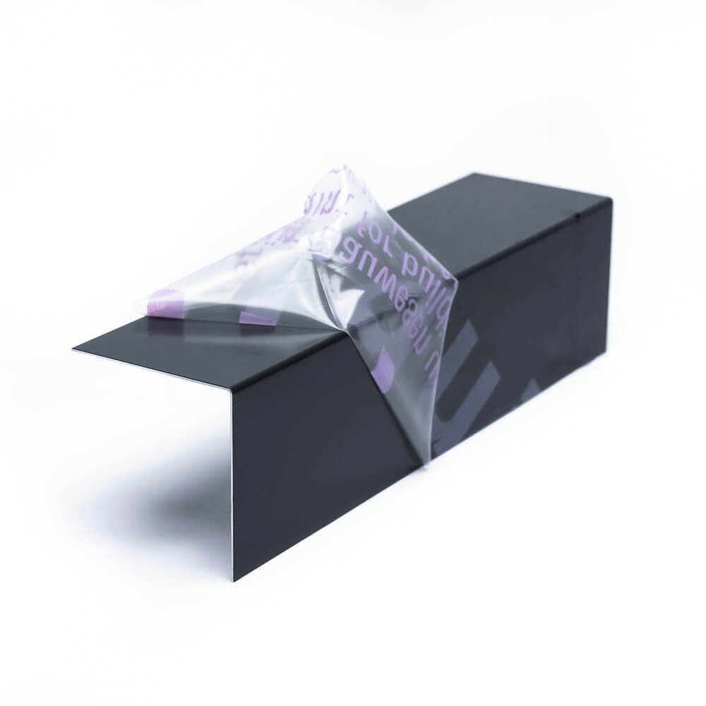 L-Profil aus Aluminium, farbbeschichtet (anthrazit) - Stärke 0,8 mm